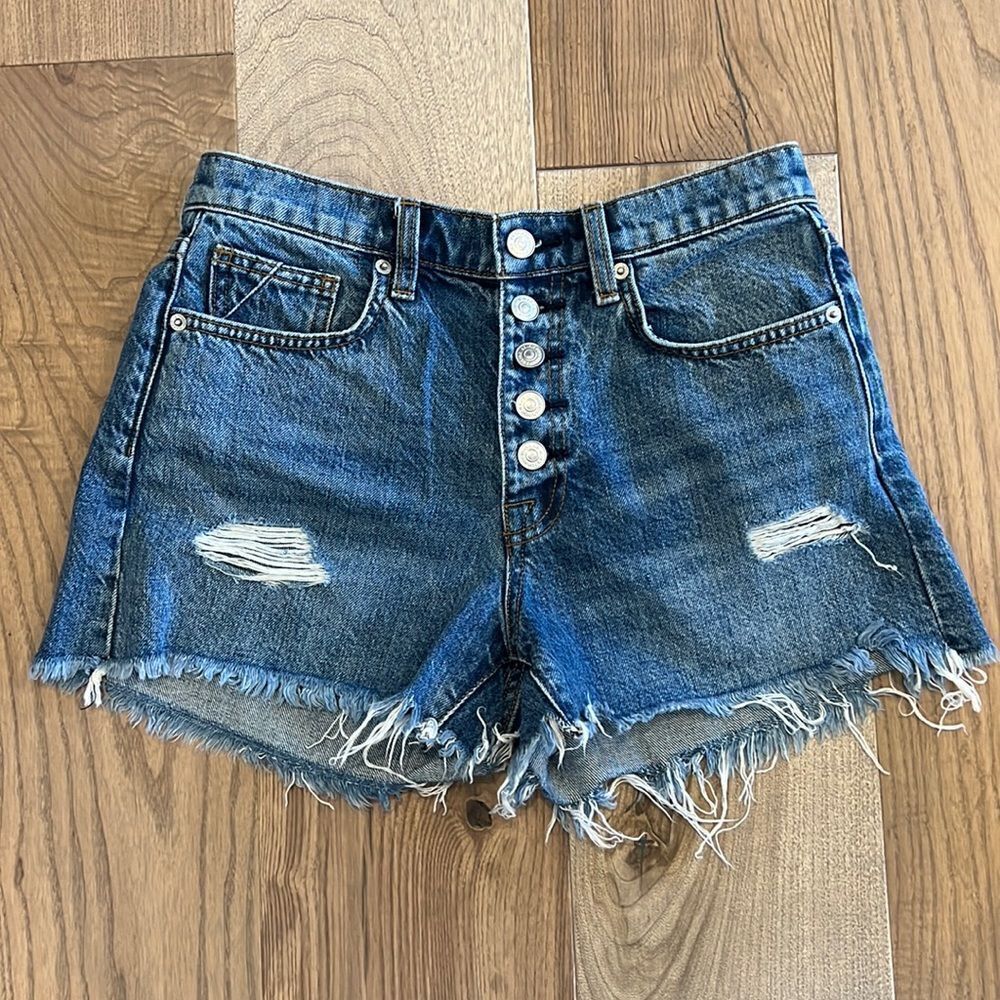 7 For all mankind Cutoff Denim Shorts
